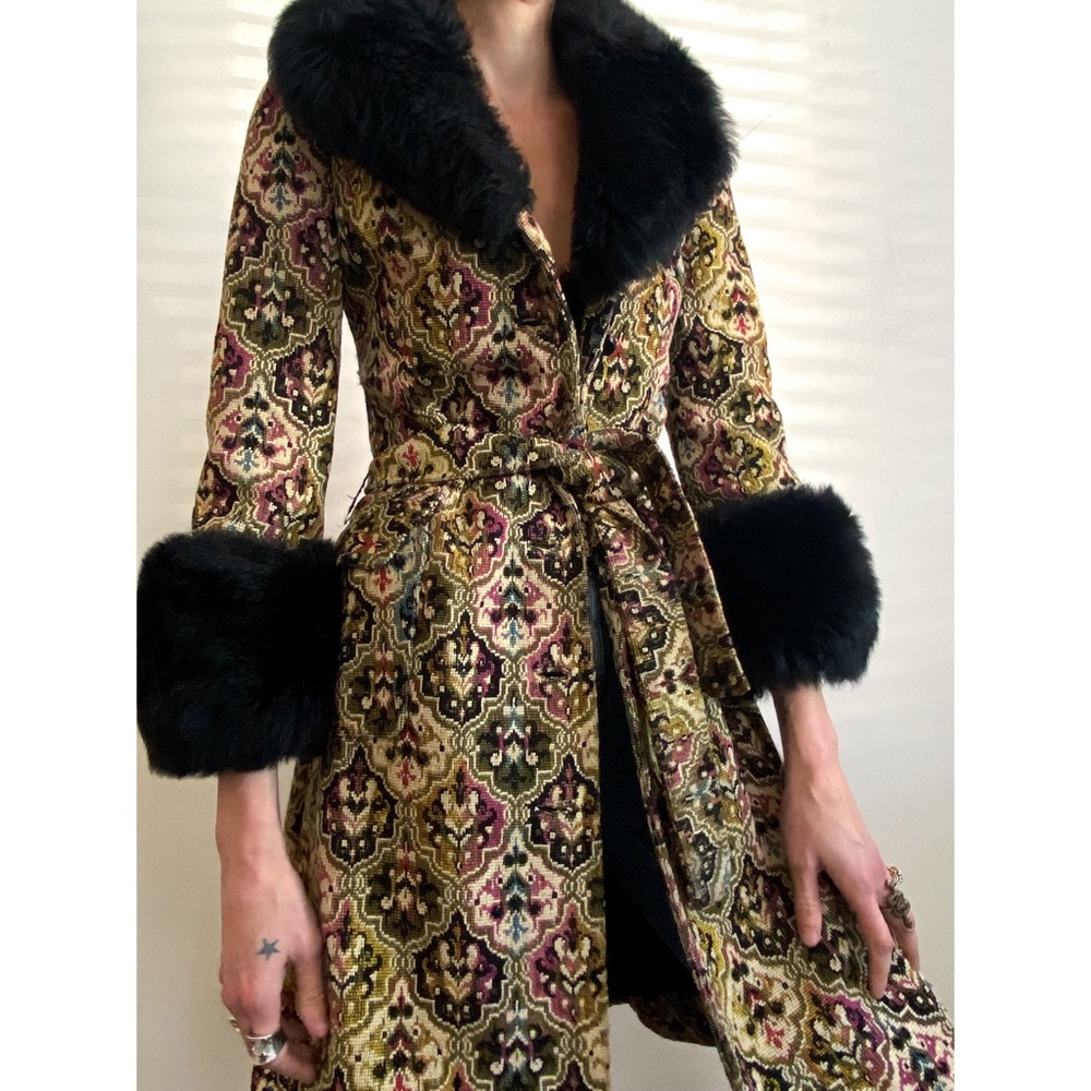 Private Collection: Vintage Tapestry Coat. Small